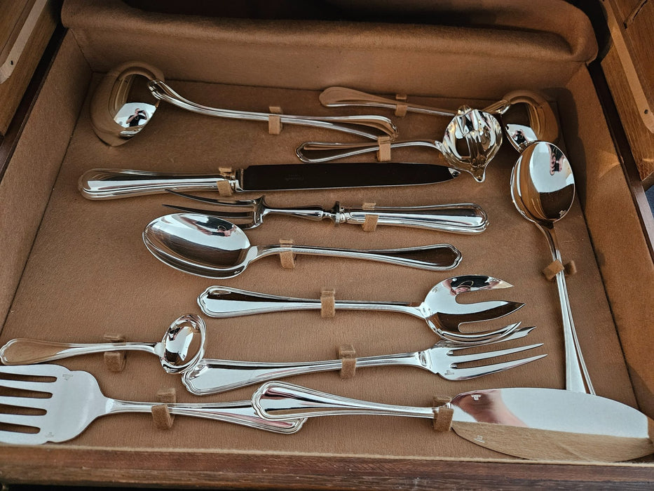 Grande ménagère Christofle Spatours métal argenté 184 pièces