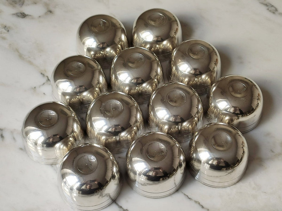 Lot D'argent Massif Serie De Douze