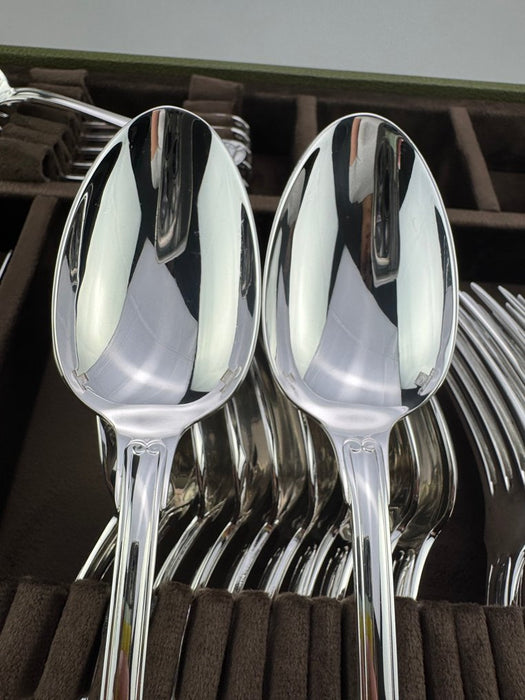 Christofle - Service de table pour 12 (127) - Vendôme Coquille - Plaqué(e) argent