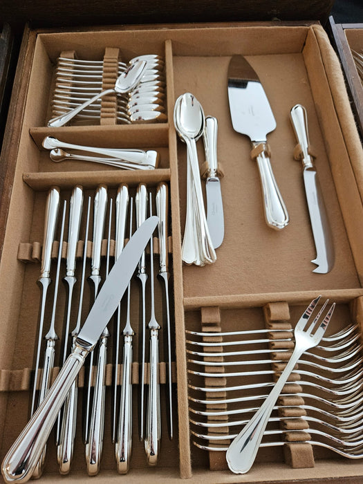 Grande ménagère Christofle Spatours métal argenté 184 pièces