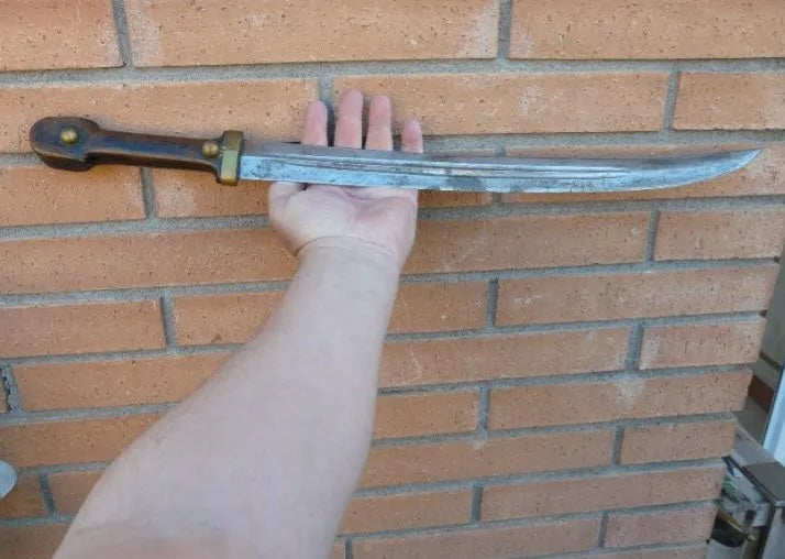 Kindjal Bebut Russe Original 1916 – Épée Courte d'Officier d'Artillerie WW1 – Avec Fourreau d'Origine