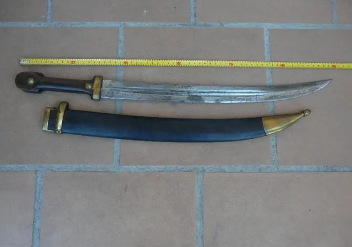 Kindjal Bebut Russe Original 1916 – Épée Courte d'Officier d'Artillerie WW1 – Avec Fourreau d'Origine