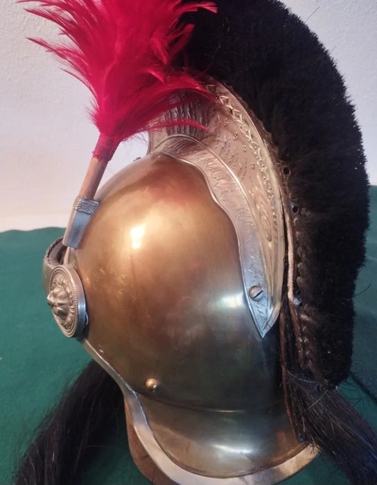 Casque de gendarme français monté, modèle 1913. Editeur : Franck et Fils, Aubervilliers