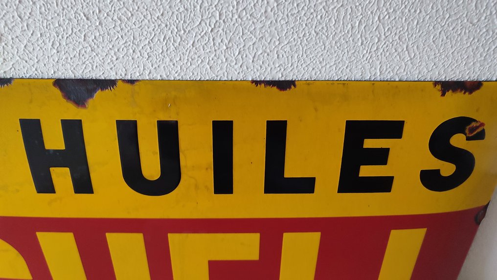 Plaque émaillée - SHELL