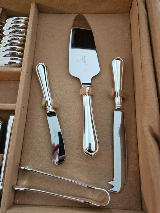 Grande ménagère Christofle Spatours métal argenté 184 pièces