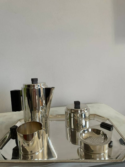 Service à thé café Christofle en métal argenté