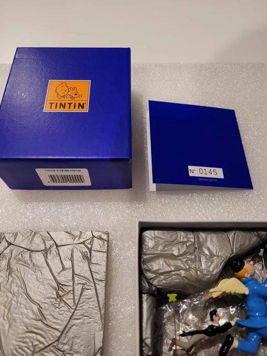 Tintin La Clé des Champs  Leblon Figurine Rare et Authentique