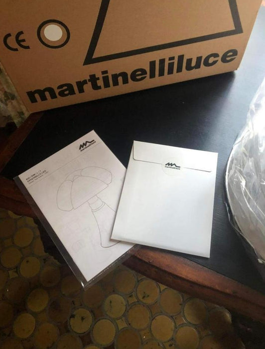 Grande lampe blanche de Martinelli Luce Neuf avec emballage