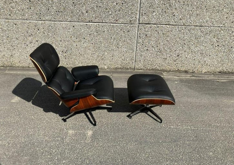 Fauteuil Herman Miller Eames Lounge avec repose-pieds