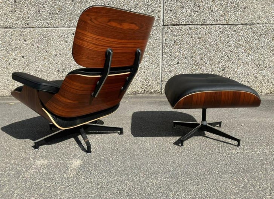 Fauteuil Herman Miller Eames Lounge avec repose-pieds