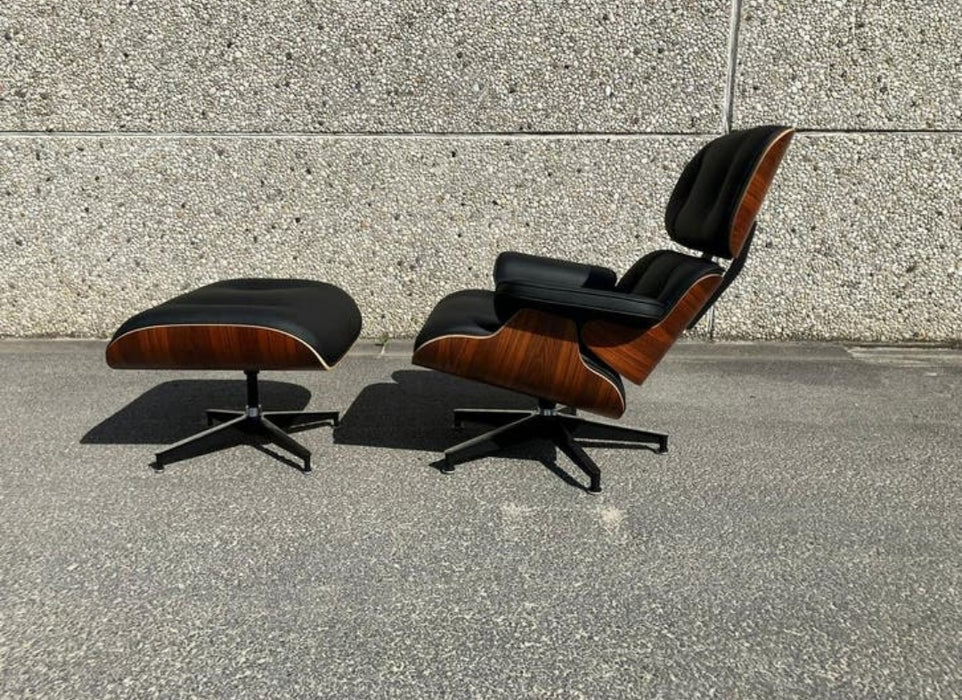 Fauteuil Herman Miller Eames Lounge avec repose-pieds