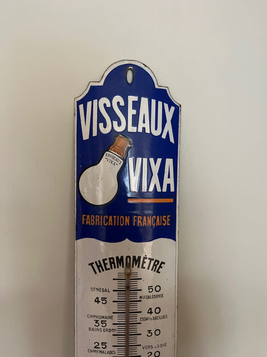 Plaque émaillée Thermomètre visseaux