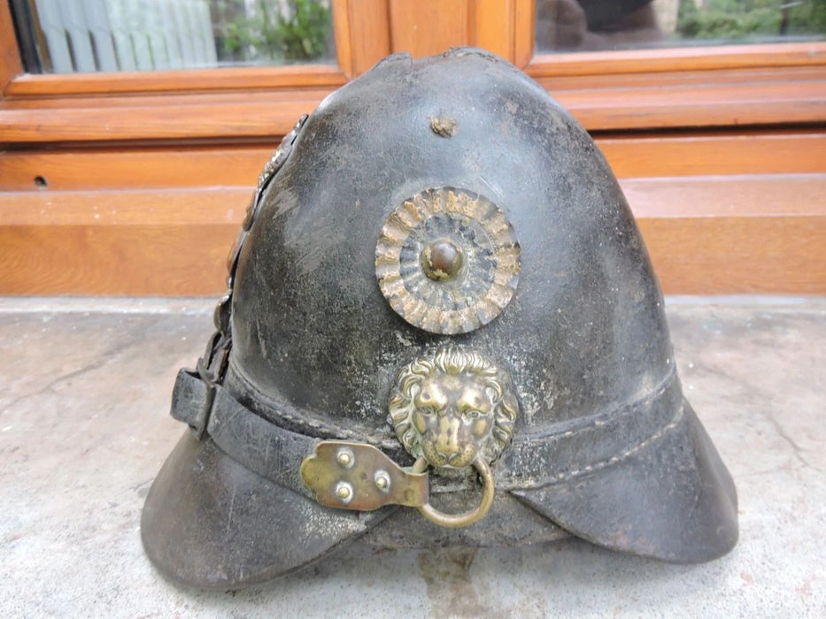 Casque à chenille bavarois modèle 1861 pour hommes de troupe