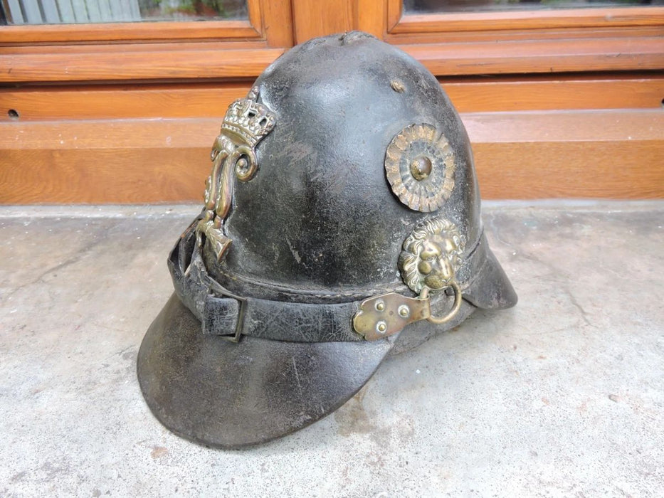 Casque à chenille bavarois modèle 1861 pour hommes de troupe