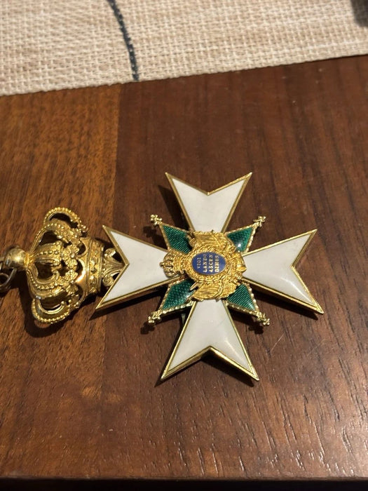 Insigne Commandeur de L'ordre de la Vigilance Saxe Weimar En Or