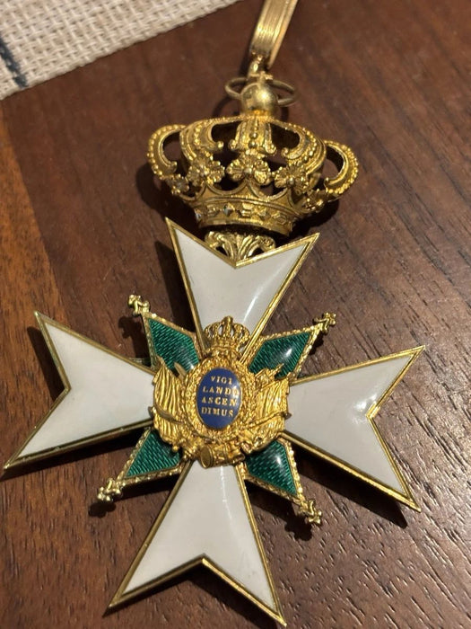 Insigne Commandeur de L'ordre de la Vigilance Saxe Weimar En Or