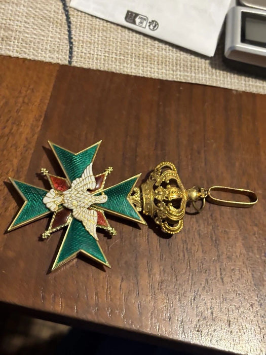 Insigne Commandeur de L'ordre de la Vigilance Saxe Weimar En Or