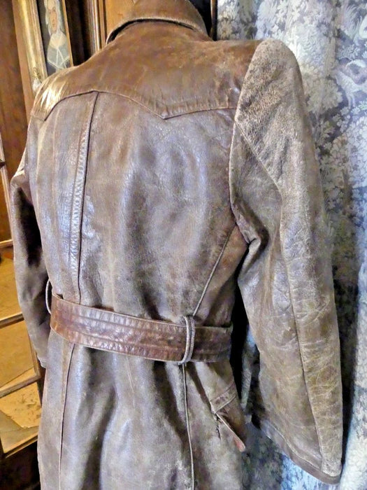 Manteau cuir pilote de chasse allemand 1918 WW1