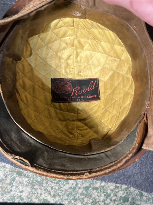 Ancien casque aviateur Roold 14 - 18