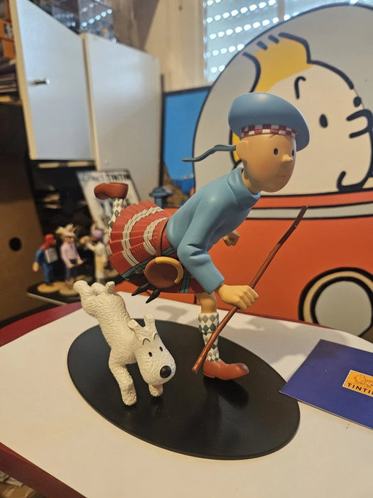 Figurine Tintin Kuifje Marie Leblon Delienne Tintin Ecossais 2004 Nostalgie