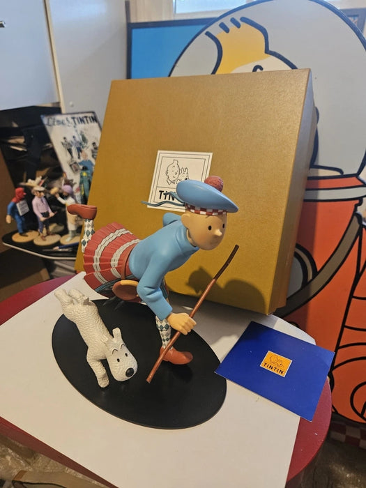Figurine Tintin Kuifje Marie Leblon Delienne Tintin Ecossais 2004 Nostalgie
