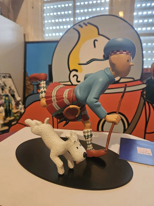 Figurine Tintin Kuifje Marie Leblon Delienne Tintin Ecossais 2004 Nostalgie