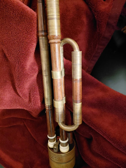 Demi-jeu de Uilleann Pipes en Ré (D) – Alan Ginsberg – Fabriqué au Pays de Galles (1997)