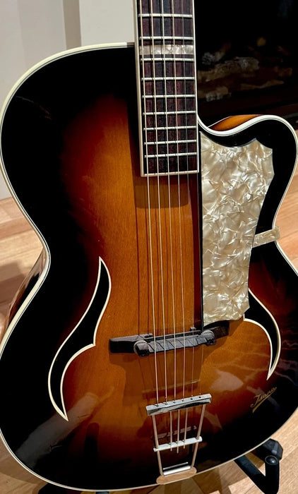 Guitare Jazz Archtop ISANA Deluxe 1959 – Vintage Allemande – Avec Étui d'Origine