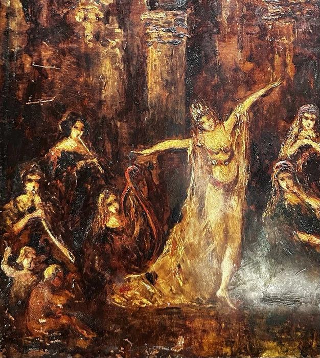 Magnifique Tableau Ancien XIXe
