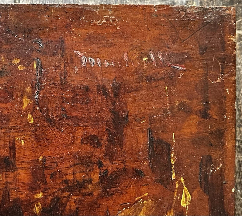 Magnifique Tableau Ancien XIXe