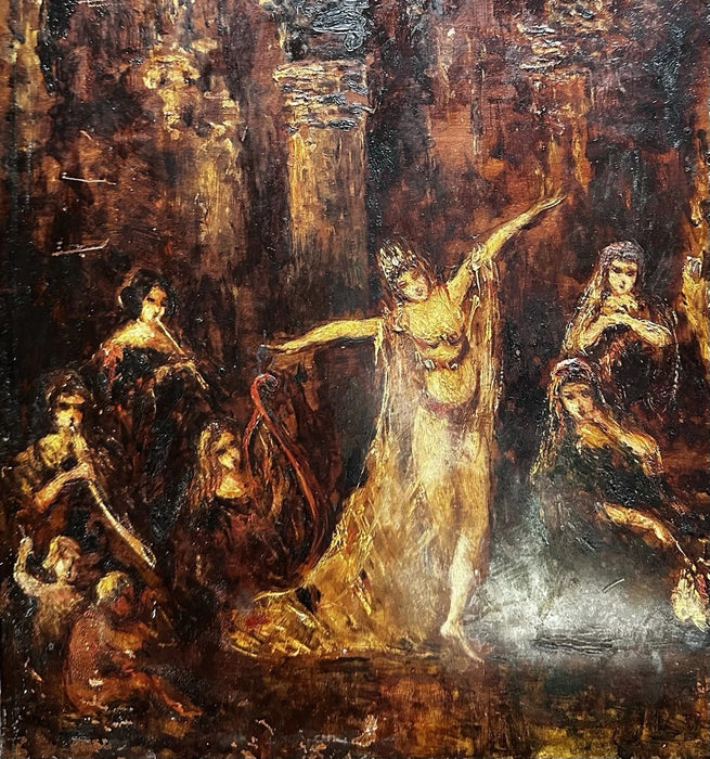 Magnifique Tableau Ancien XIXe