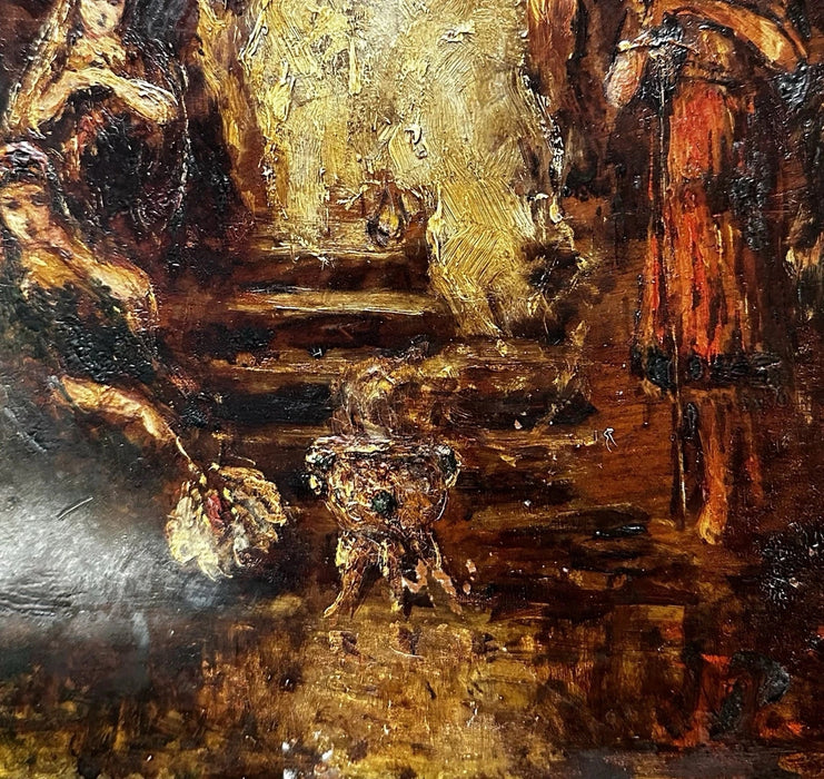 Magnifique Tableau Ancien XIXe