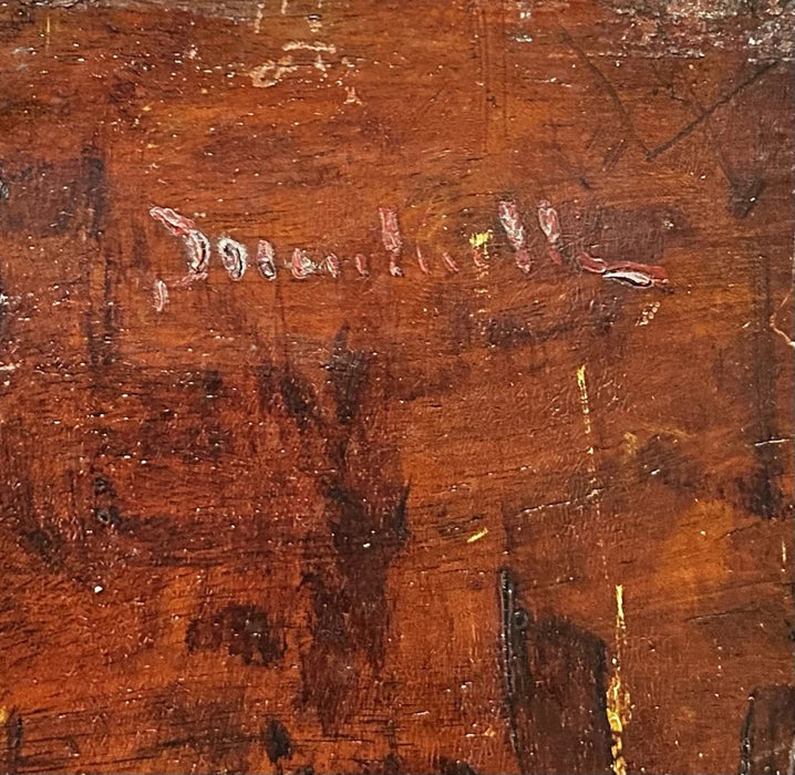 Magnifique Tableau Ancien XIXe