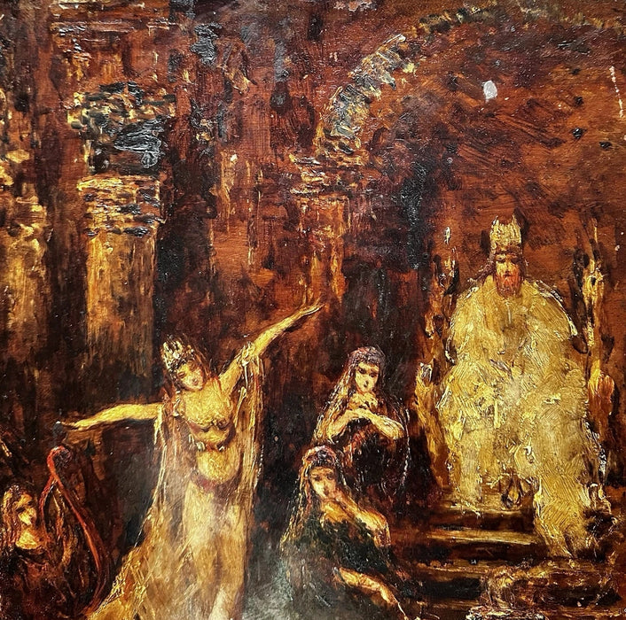 Magnifique Tableau Ancien XIXe