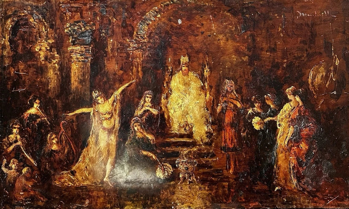 Magnifique Tableau Ancien XIXe