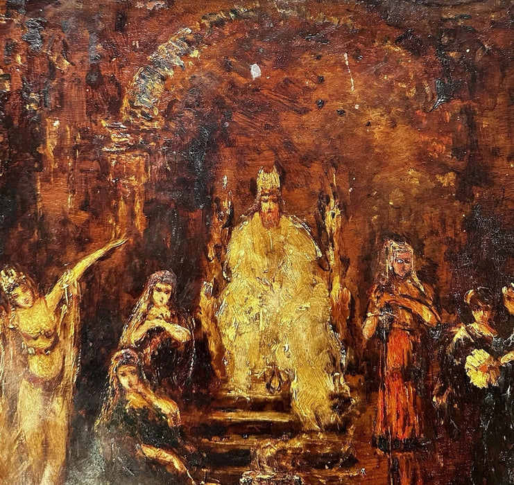 Magnifique Tableau Ancien XIXe