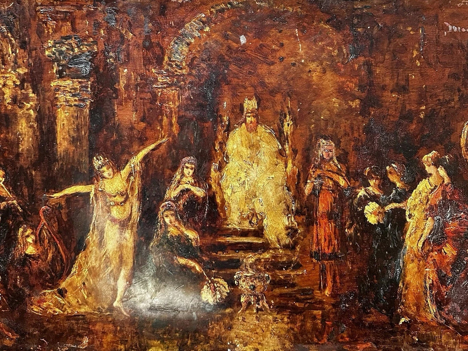 Magnifique Tableau Ancien XIXe