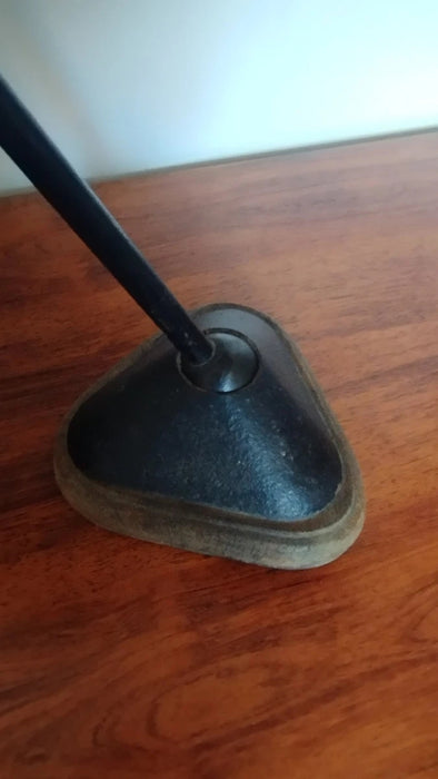 Ancienne lampe de bureau GRAS Ravel en acier – Design industriel