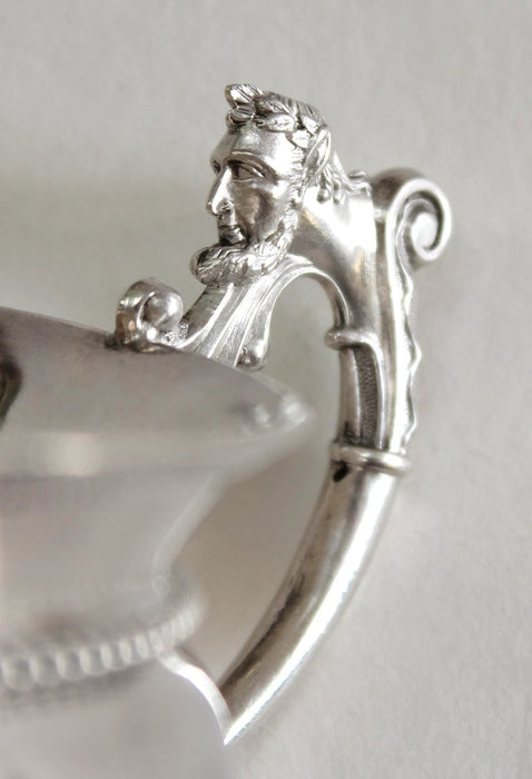 Tasse de Déjeuner XIXe en Argent Massif Vieillard avec Sous Tasse