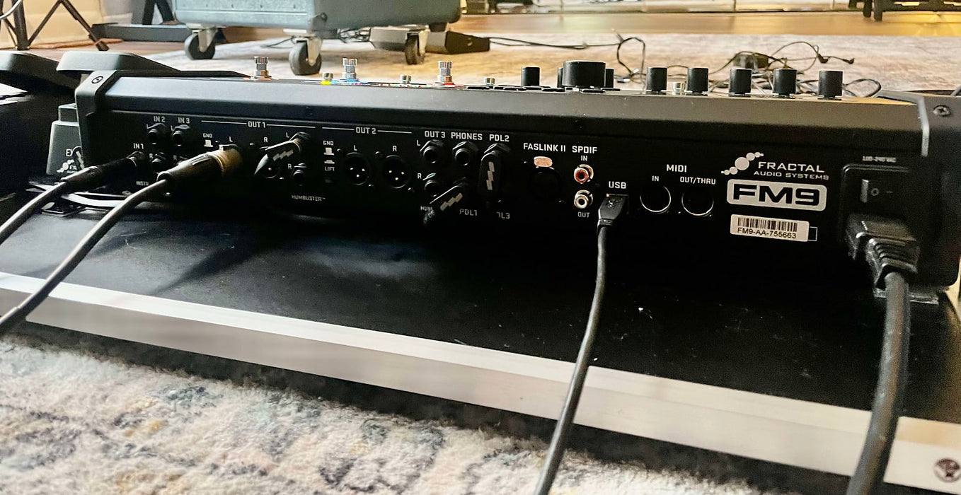 Fractal FM9 Turbo accessoires haut de gamme  Setup prêt à jouer