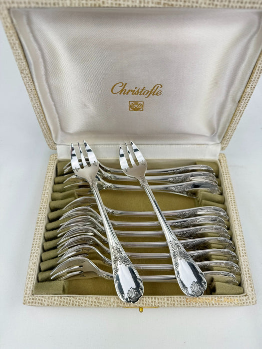 Couvert complet Christofle modèle Marly 142 pièces Métal argenté  Pour 12 personnes