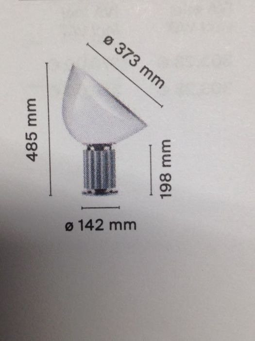 Lampe de table design Flos modèle Taccia Small