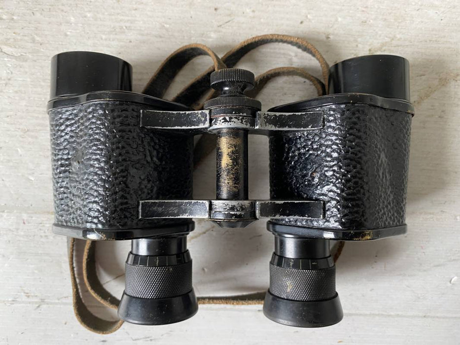 Jumelles Militaires Françaises 6x30 Modèle 1910 avec Étui en Cuir d'Origine
