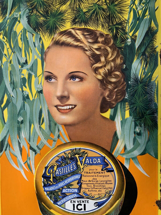 Pastille Valda Plaque émaillée