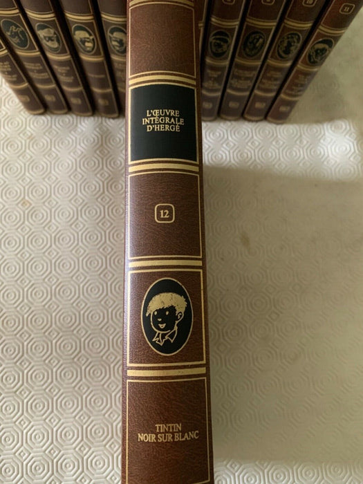Collection Complète L'Œuvre Intégrale d'Hergé 12 Volumes